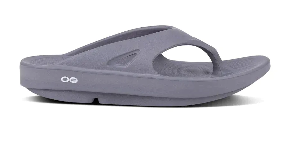 Oofos Ooriginal Recovery Thong Sandal - Slate