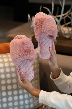 Plush Slide Slippers