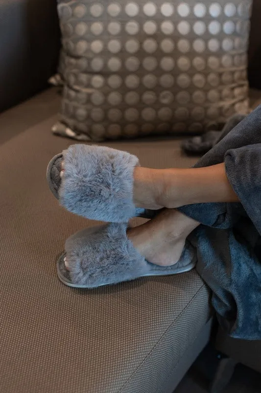 Plush Slide Slippers