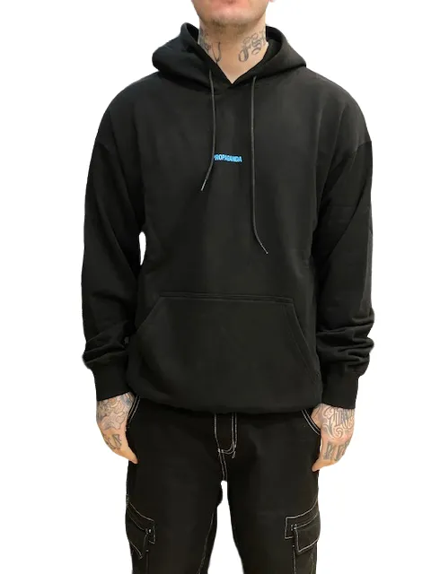 Propaganda hoodie Ribs Hoodie 23SSPRFE131 black