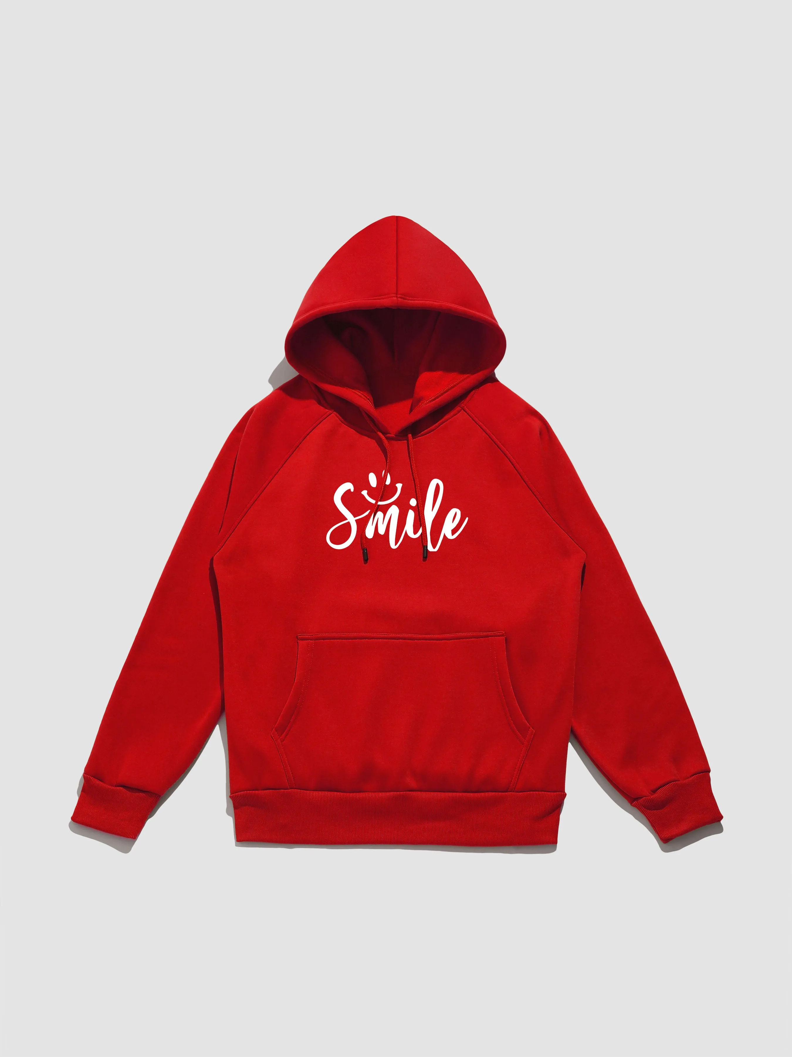 Smile Print Hoodie