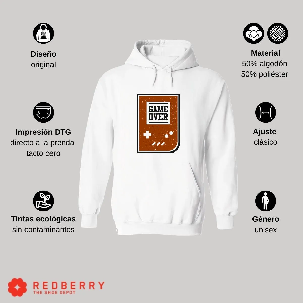 Sudadera Hombre  Hoodie Gamer Videojuegos Frases 062