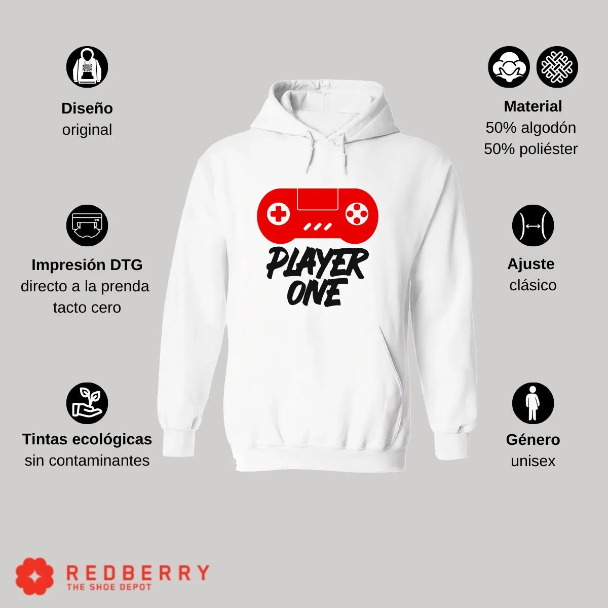 Sudadera Hombre  Hoodie Gamer Videojuegos Frases 087