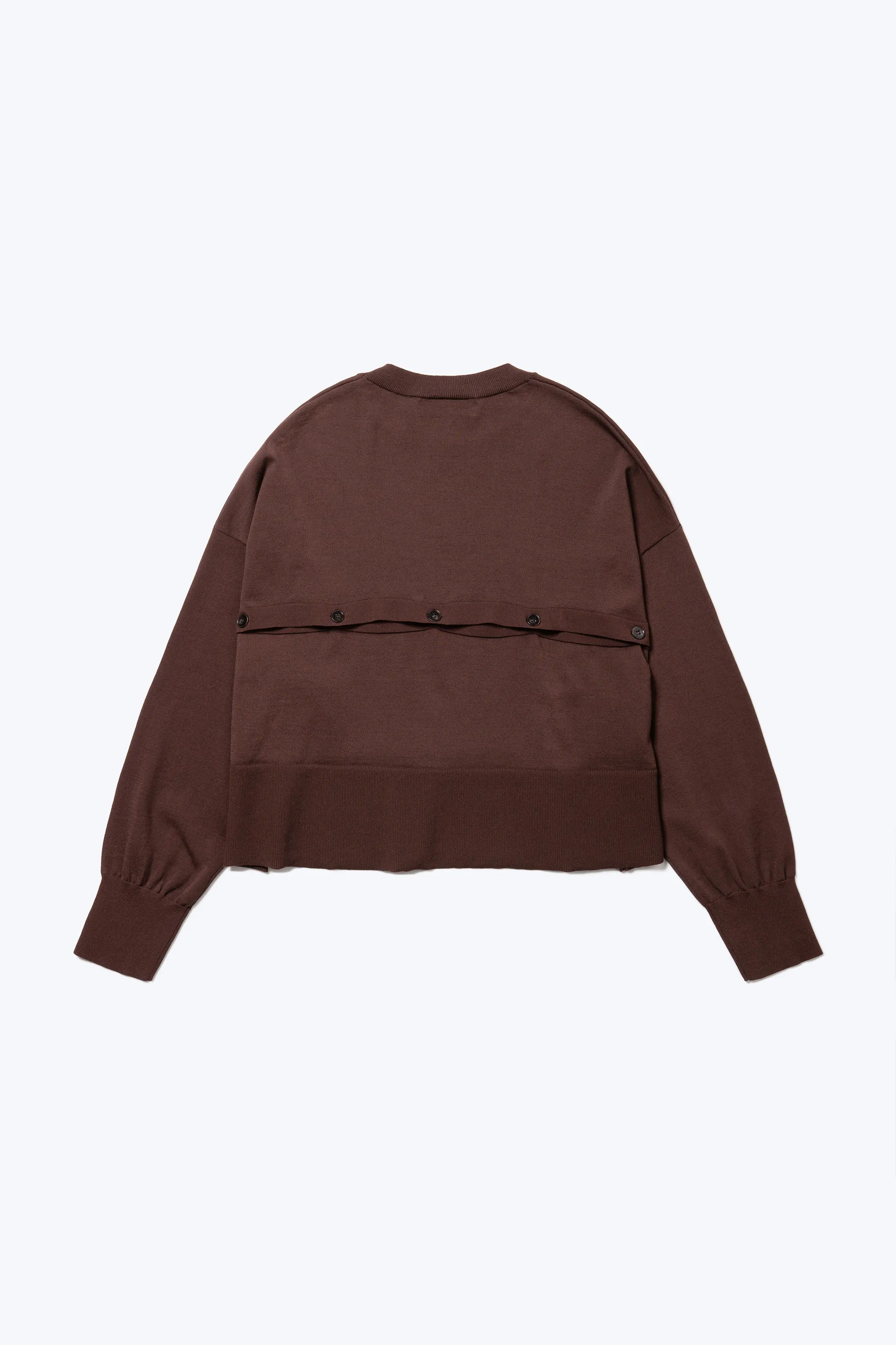 Swerve Keyhole Sweater Chocolate