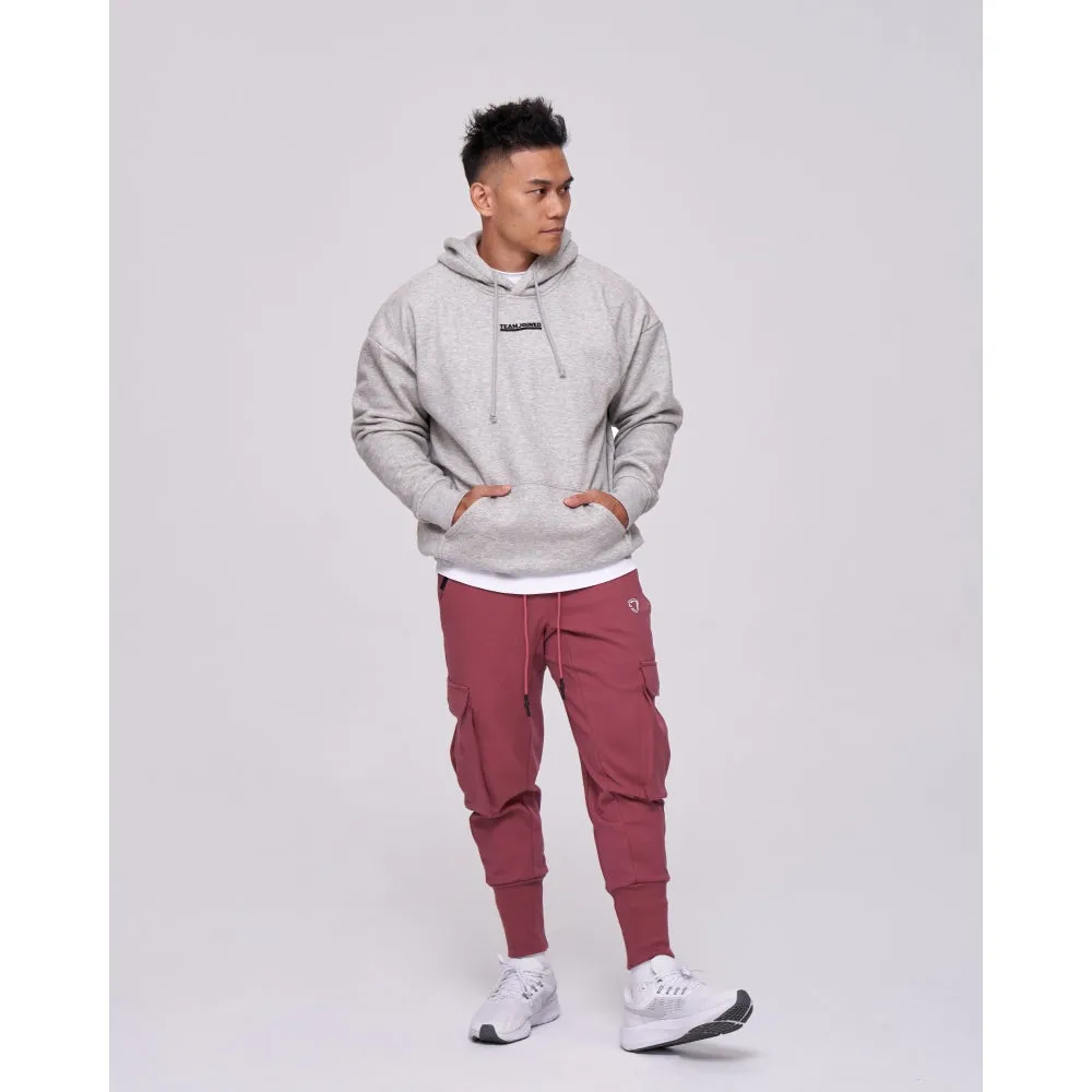 TEAMJOINED JOINED TRACK 3D POCKETS JOGGERS-RED