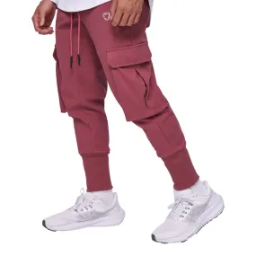 TEAMJOINED JOINED TRACK 3D POCKETS JOGGERS-RED