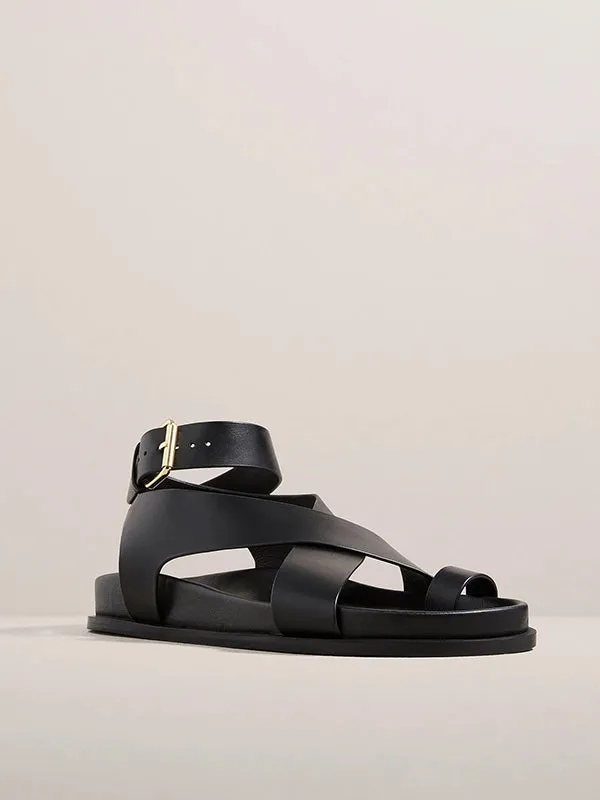 The Jalan Sandal in Black