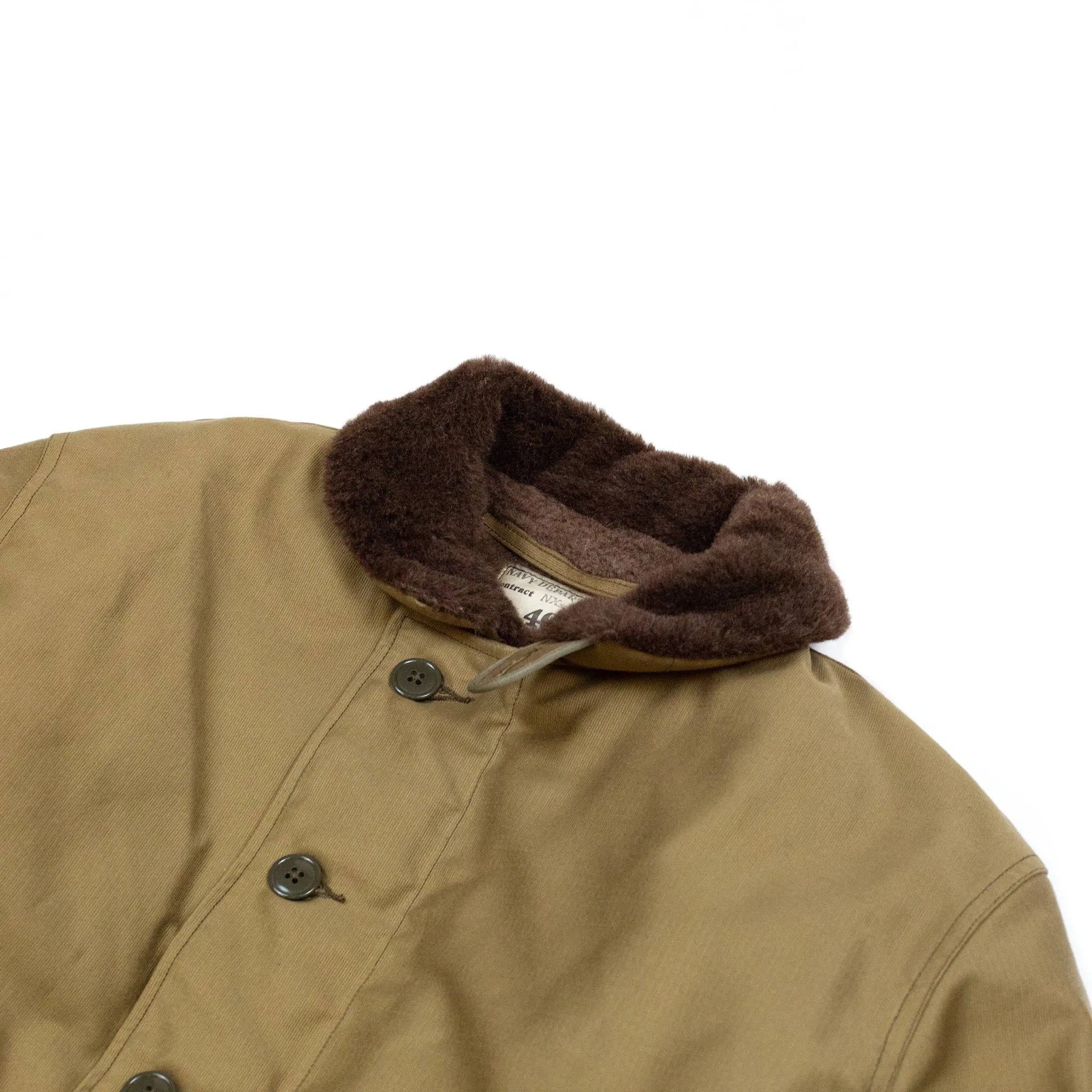 The Real McCoy's MJ13111 N-1 Deck Jacket Khaki