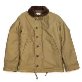 The Real McCoy's MJ13111 N-1 Deck Jacket Khaki