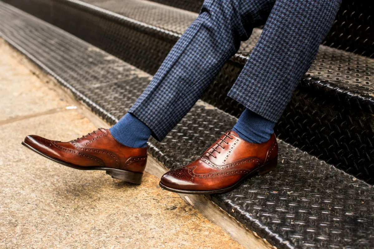 The West II Wingtip Oxford - Brown