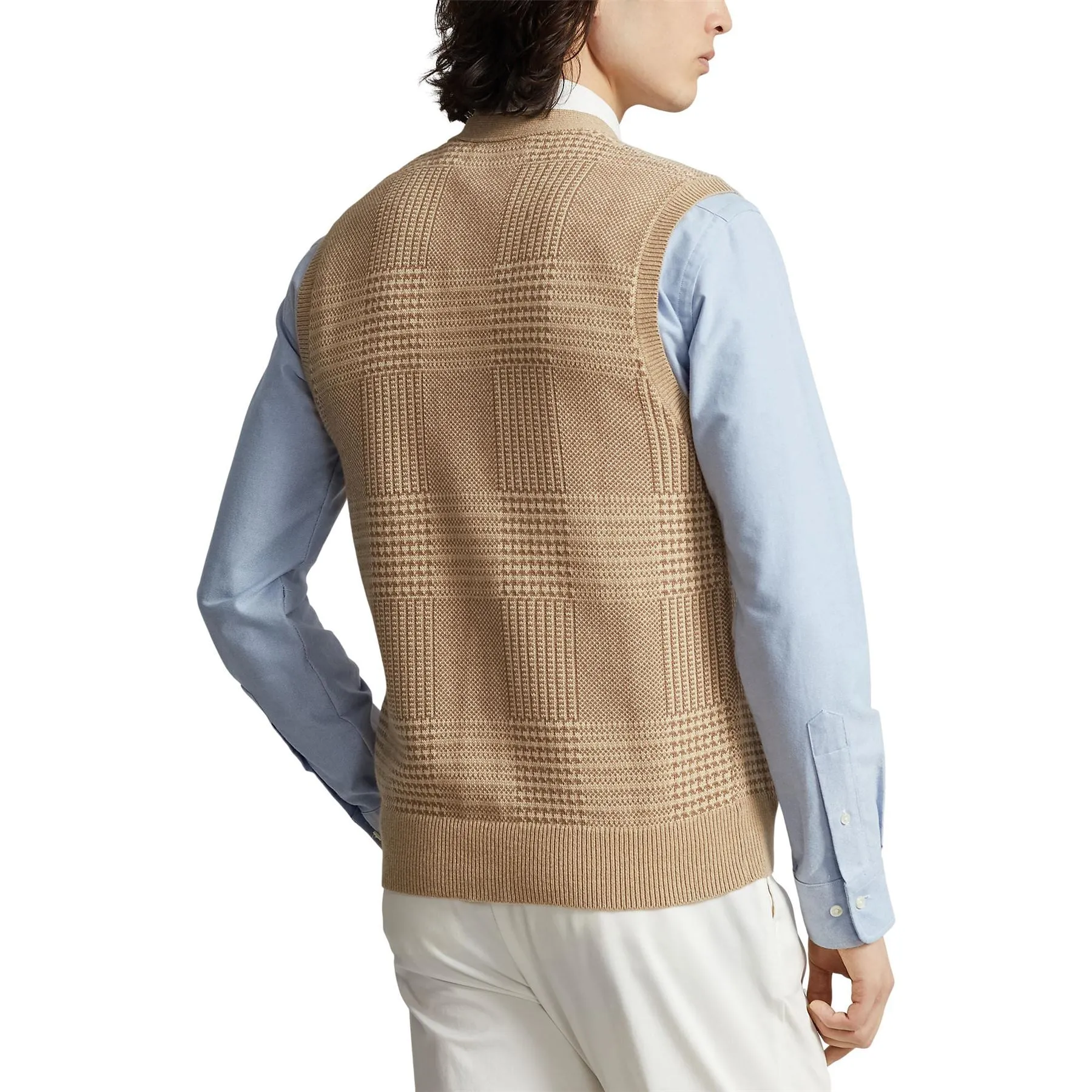 x TRENDYGOLF Cotton Blend Vest Tan Multi - 2024