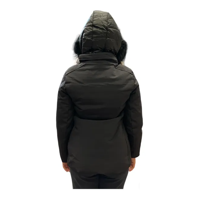 Yes Zee Girl's Coat with Hood O051/QZJJ 081 black